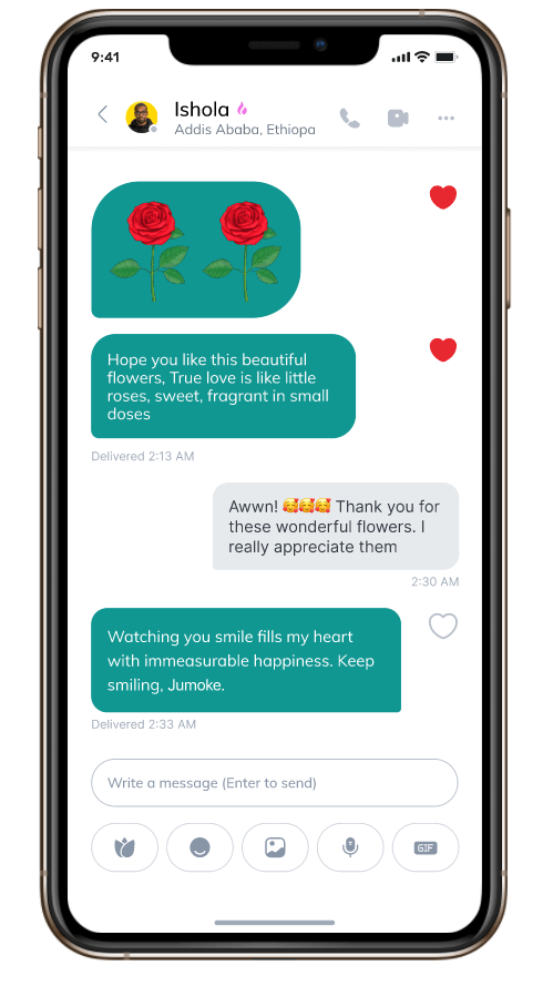 chatting interface